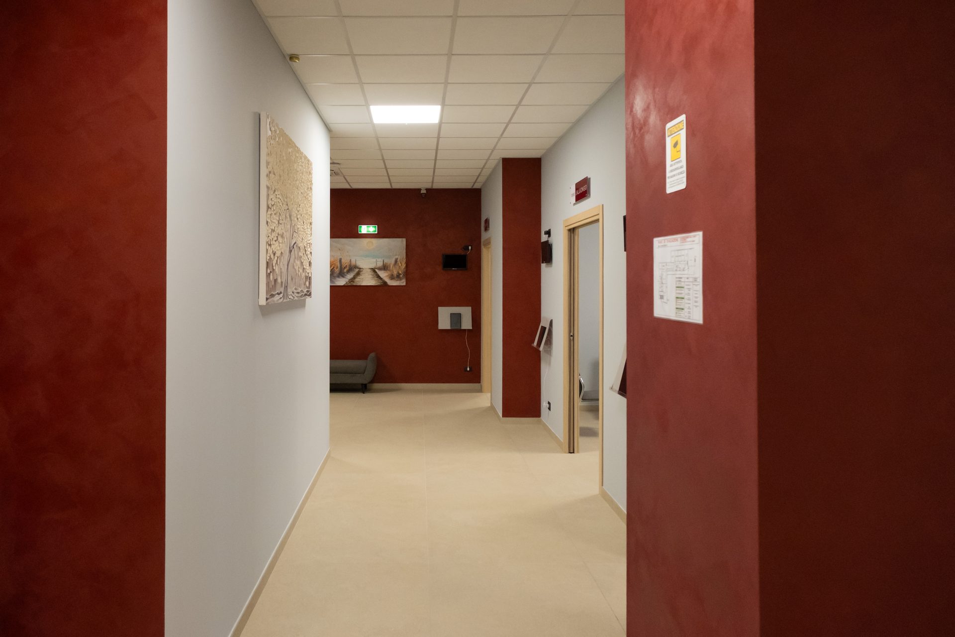 Ambienti della Casa Funeraria